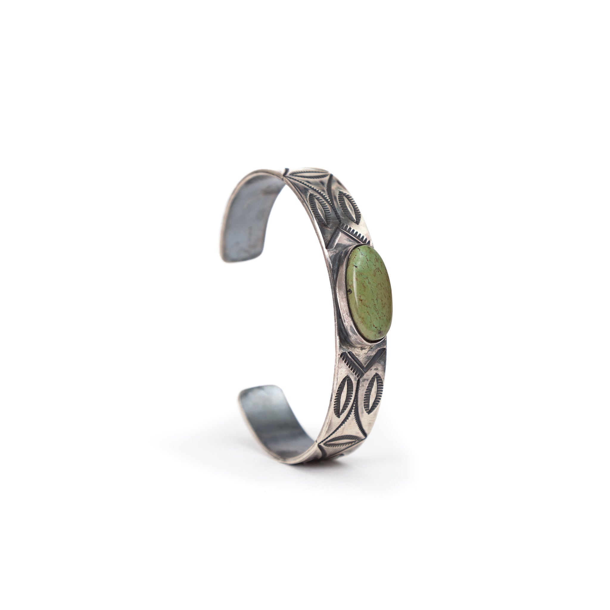 Silver Cuff & Turquoise Stone #5