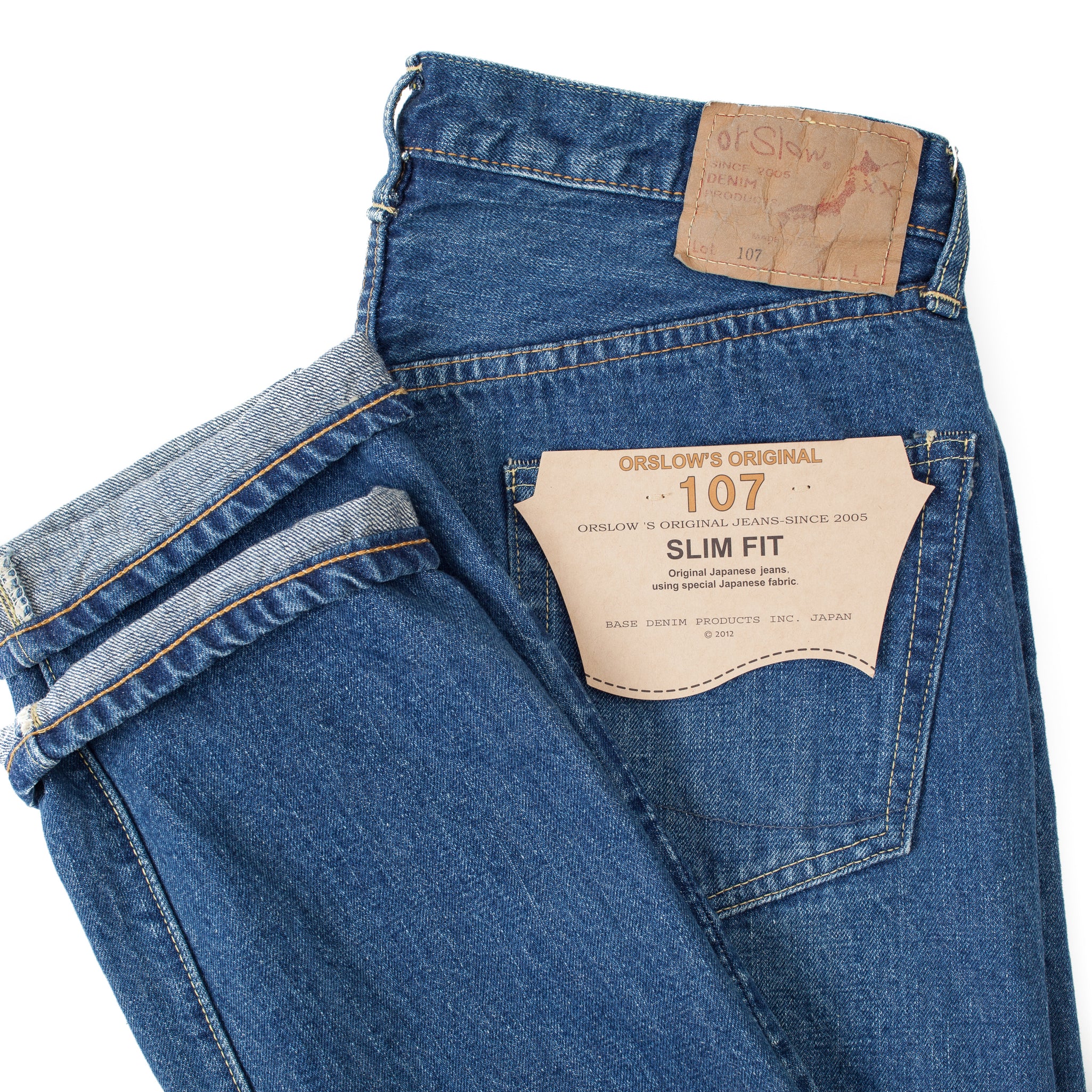 107 Slim Fit 2 Year Wash Denim Pants